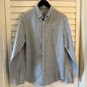 Original Penguin Men's Light Blue Button Down Shirt